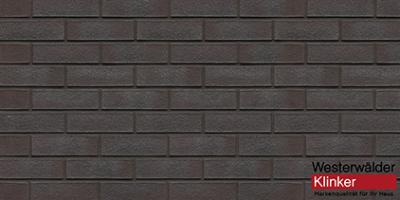 Клинкерный кирпич WK820 Graphitschwarz 240x115x52 Westerwalder Klinker